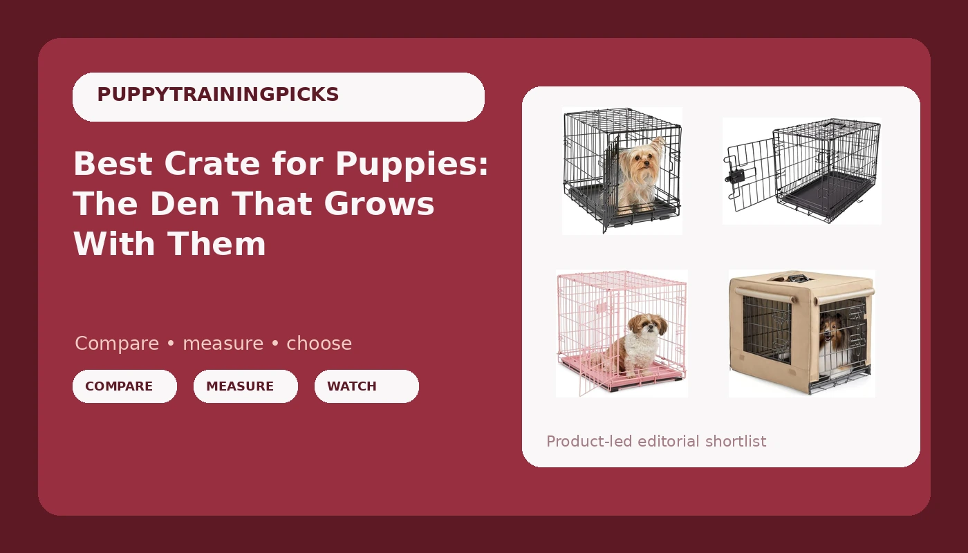 Best Crate for Puppies: The Den That Grows With Them - PuppyTrainingPicks review with measurements and honest opinion