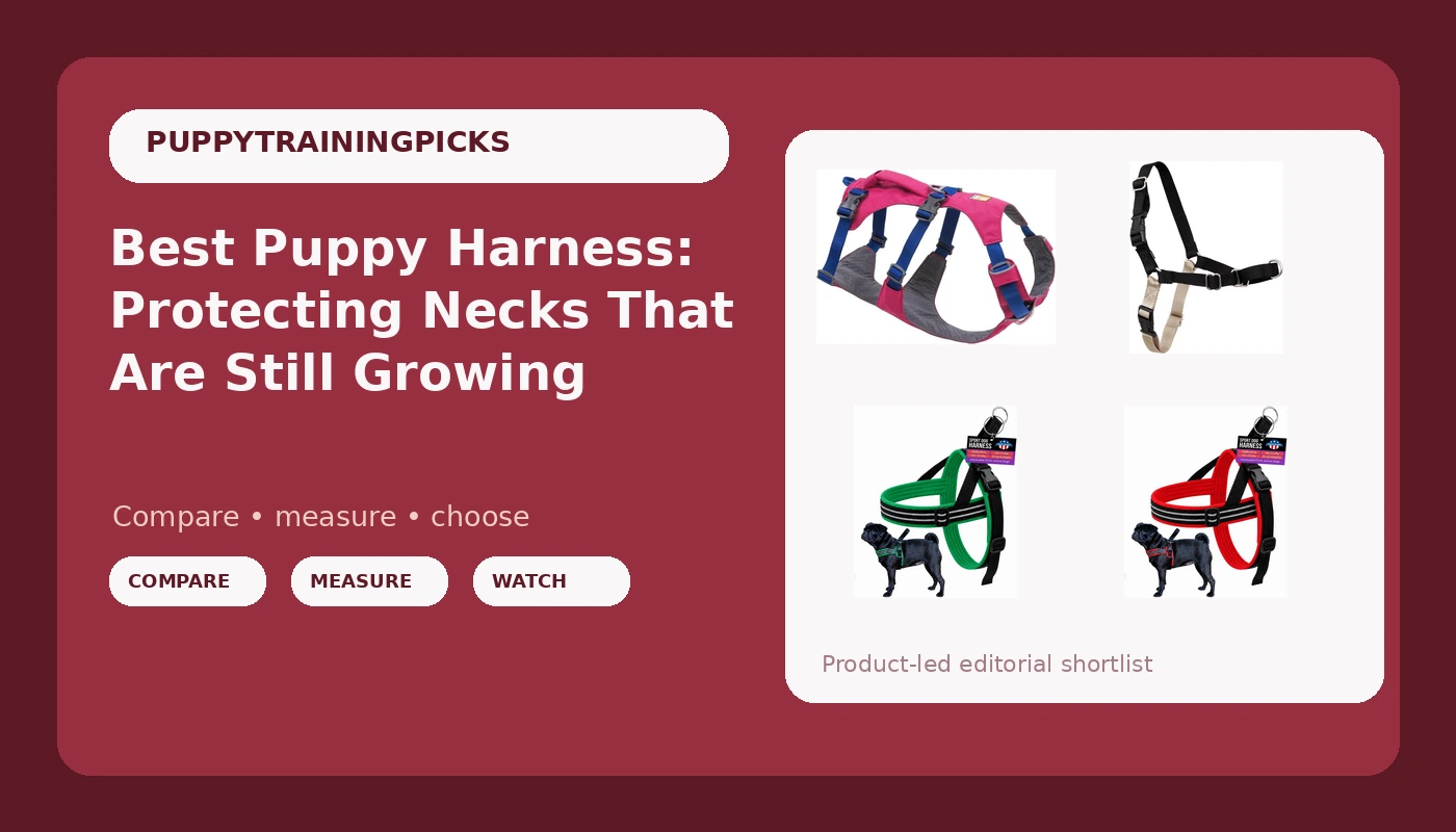 Best Puppy Harness: Protecting Necks That Are Still Growing - PuppyTrainingPicks review with measurements and honest opinion