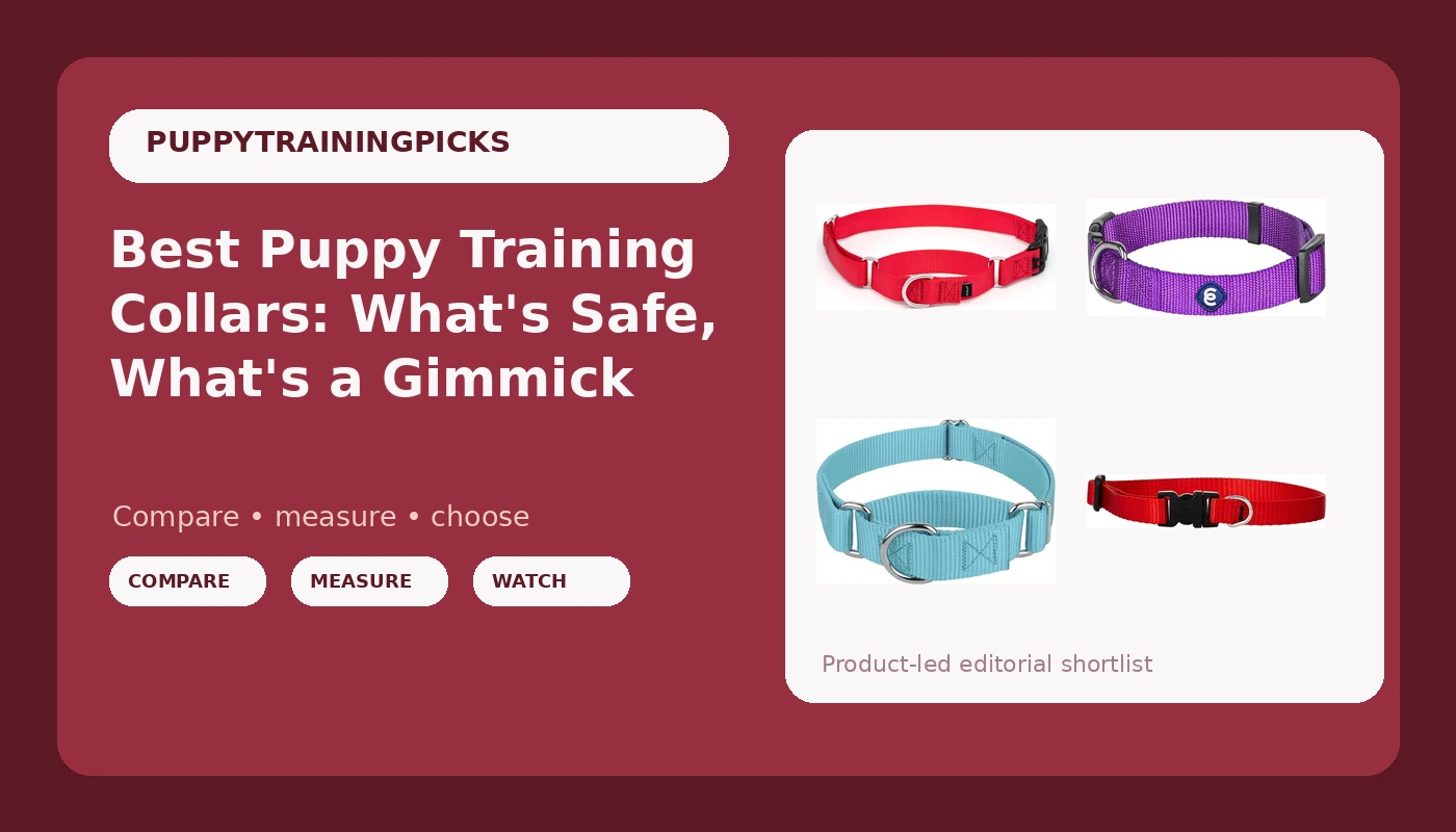 Best Puppy Training Collars: What's Safe, What's a Gimmick - PuppyTrainingPicks review with measurements and honest opinion