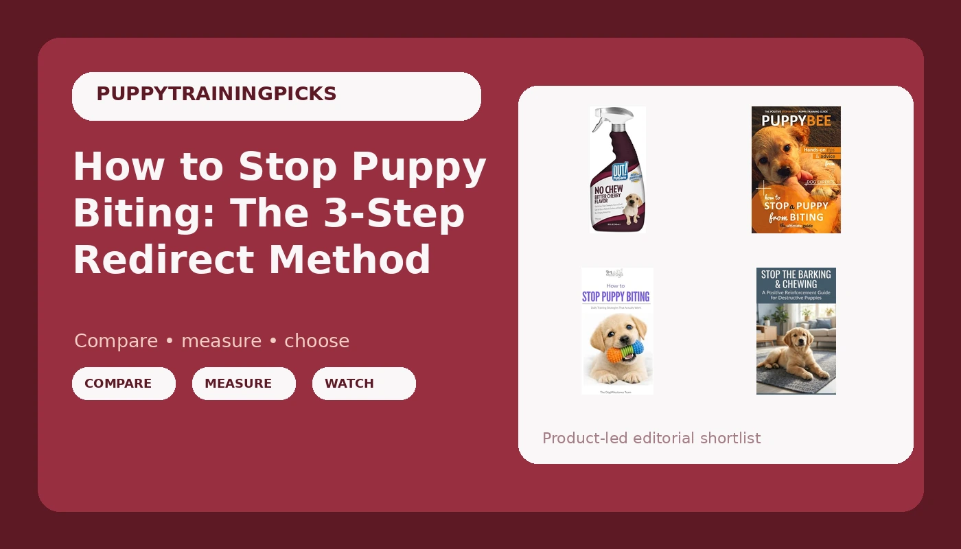 How to Stop Puppy Biting: The 3-Step Redirect Method - PuppyTrainingPicks review with measurements and honest opinion