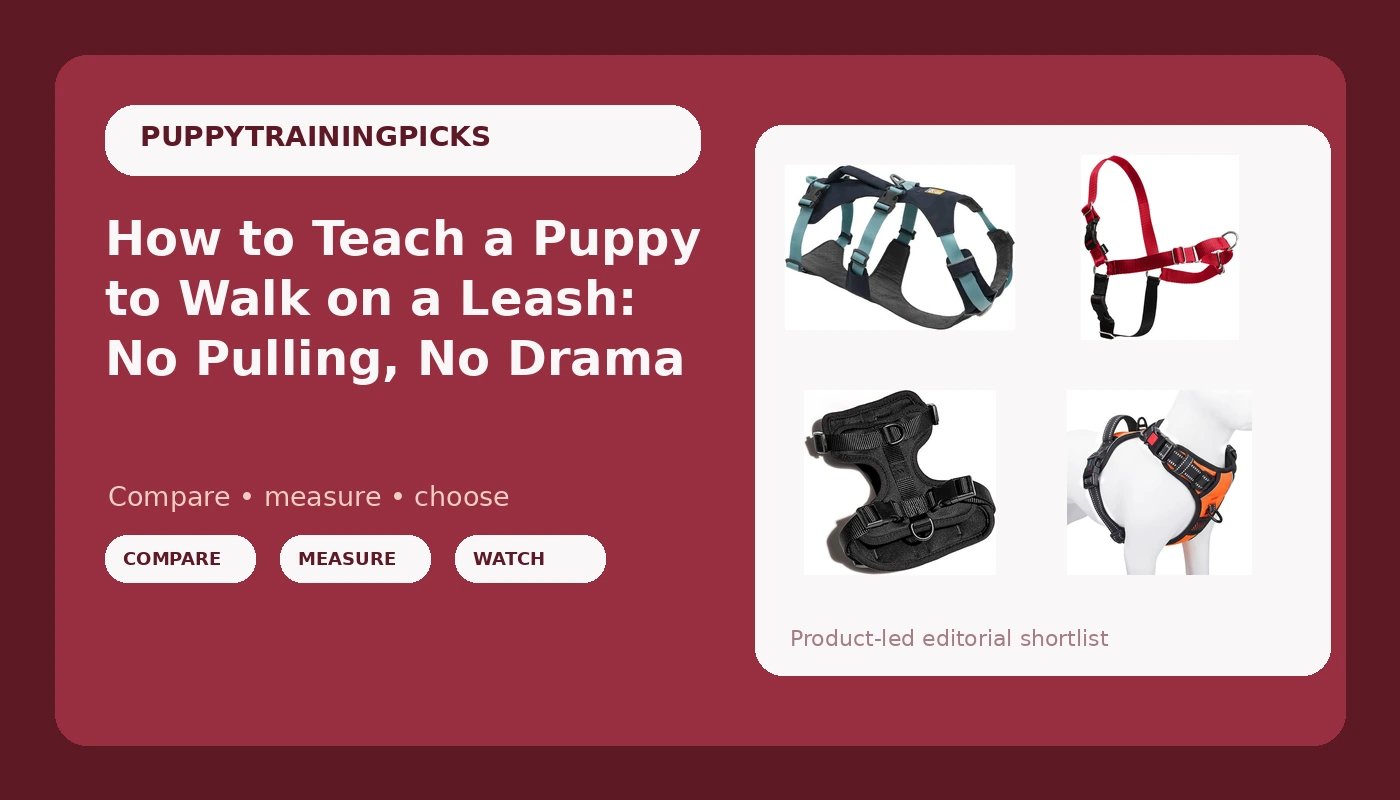 How to Teach a Puppy to Walk on a Leash: No Pulling, No Drama - PuppyTrainingPicks review with measurements and honest opinion