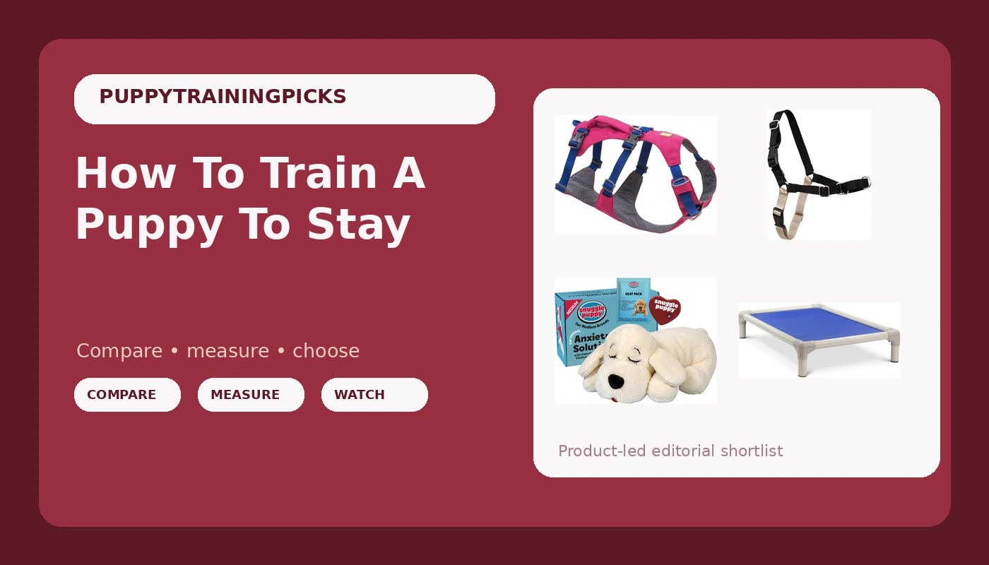 How To Train A Puppy To Stay - PuppyTrainingPicks review with measurements and honest opinion