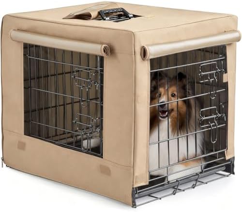 DONORO Double Door Dog Crate