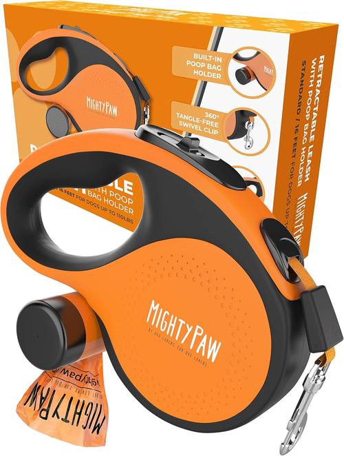 Mighty Paw Retractable Dog Leash, 16 ft