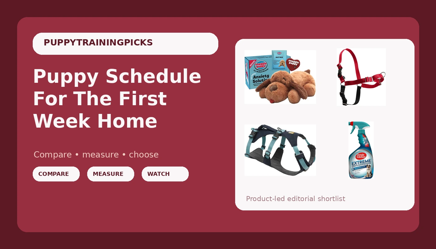 Puppy Schedule For The First Week Home - PuppyTrainingPicks review with measurements and honest opinion