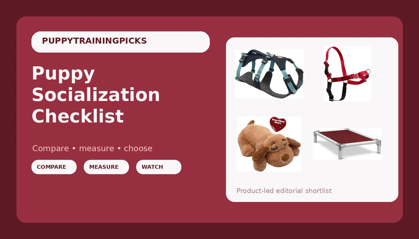 Puppy Socialization Checklist - PuppyTrainingPicks review with measurements and honest opinion