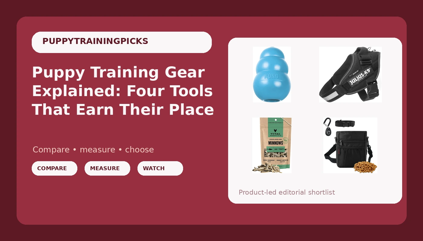 Puppy Training Gear Explained: Four Tools That Earn Their Place