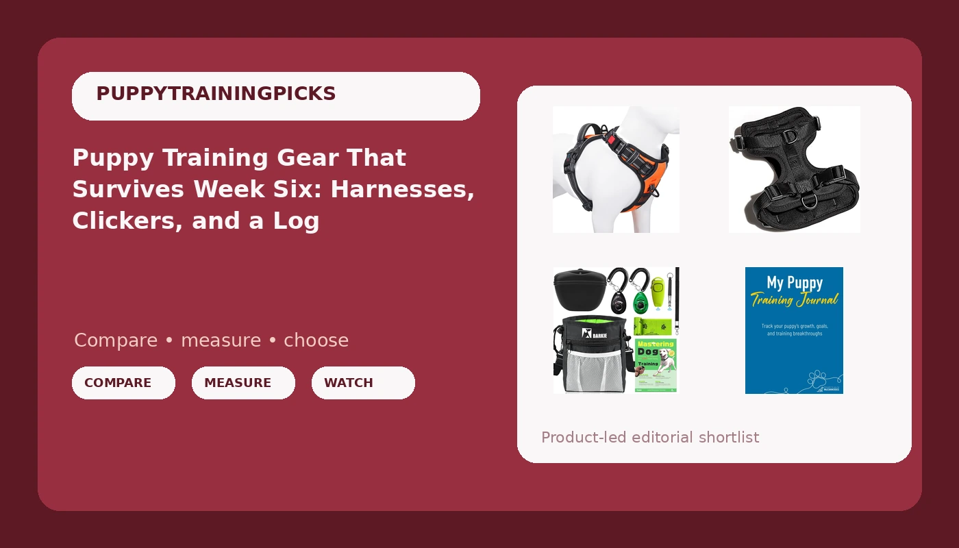 Puppy Training Gear That Survives Week Six: Harnesses, Clickers, and a Log