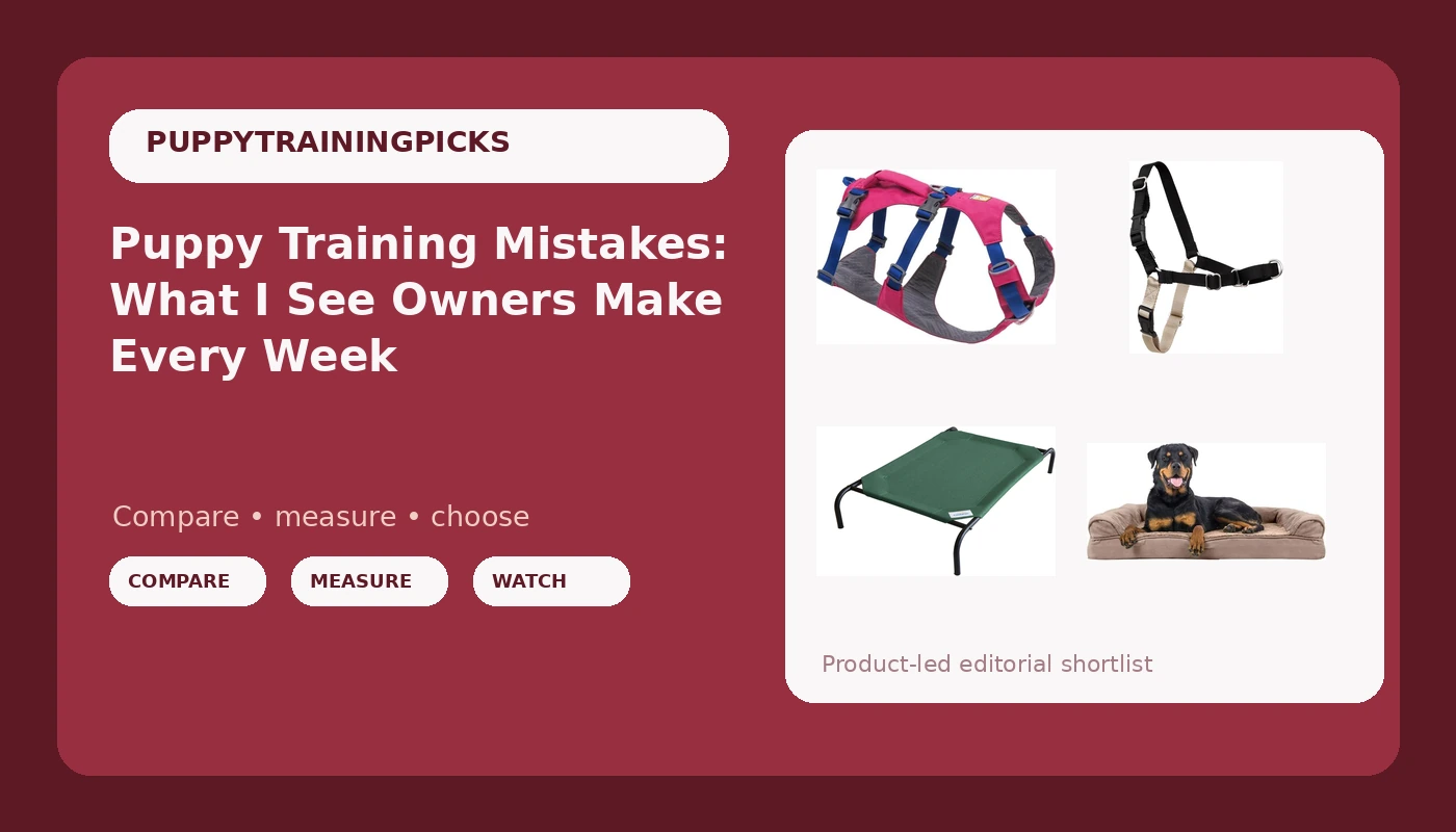 Puppy Training Mistakes: What I See Owners Make Every Week - PuppyTrainingPicks review with measurements and honest opinion